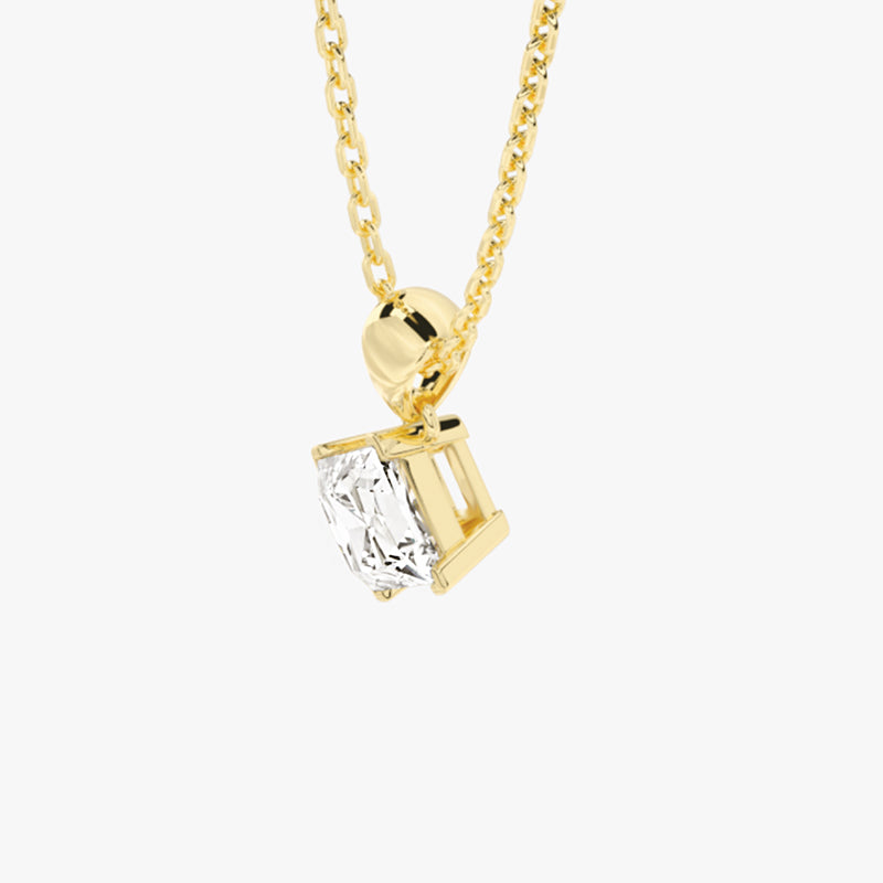 Life: Full Journey,The Past, Bracelet Pendant, Lab-grown Diamond, Yellow Gold, Princess Cut - Luslumin Jewelry