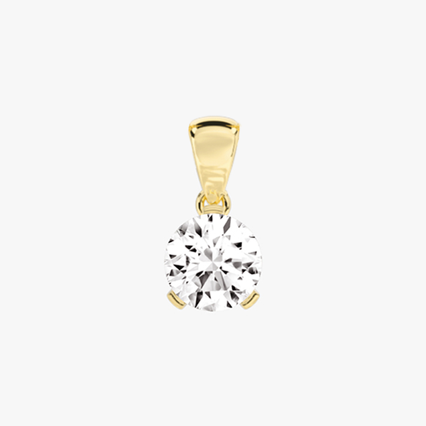 Life: Full Journey,The Future, Bracelet Pendant, Lab-grown Diamond, Yellow Gold, Round Cut - Luslumin Jewelry