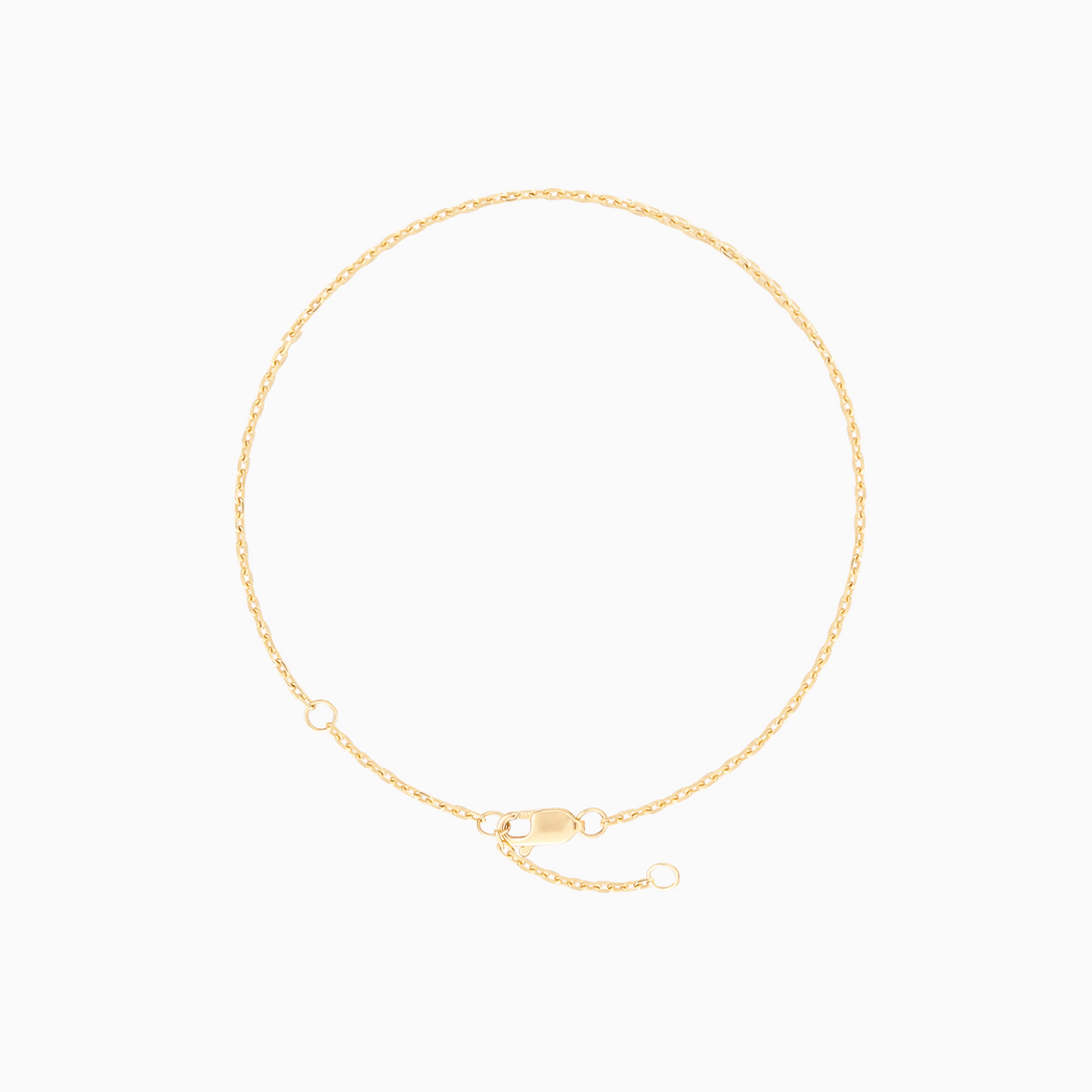 9k/ 14k/ 18k Gold, Basic Bracelet - Luslumin Jewelry