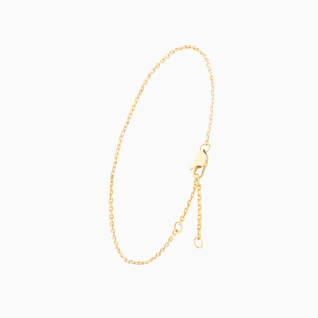 9k/ 14k/ 18k Gold, Basic Bracelet - Luslumin Jewelry